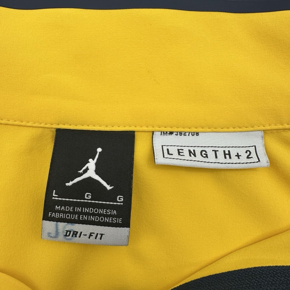 Air Jordan Marquette Golden Full Zip-Up Sideline Jacket Mens Large Dri-FIT‎ Gold - Picture 5 of 13